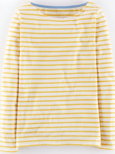 Boden, 1669[^]34701383 Long Sleeve Breton Yellow Boden, Yellow 34701383