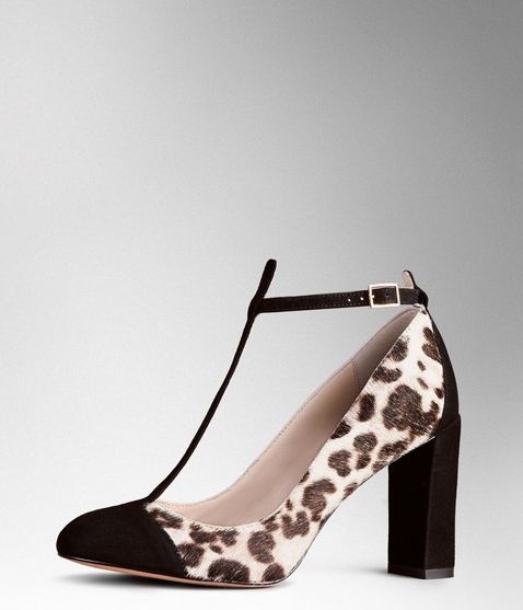 Boden, 1669[^]35052950 Lucinda Heel Snow Leopard Pony/Black Suede