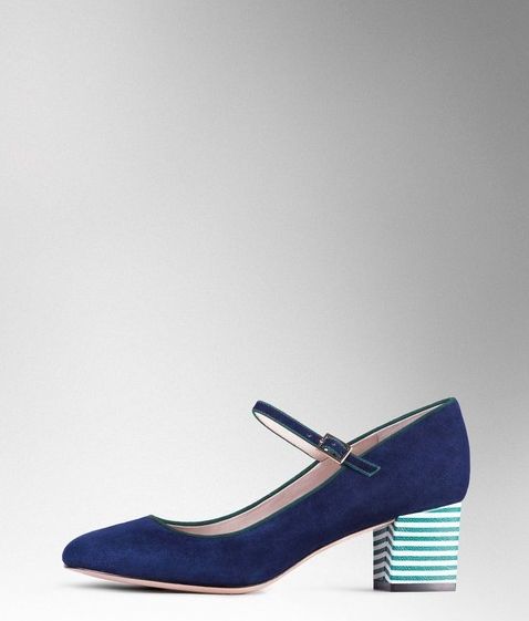 Boden, 1669[^]35042738 Mary Jane Heels Navy/Ivory Pine Stripe Boden,