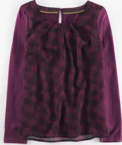 Boden, 1669[^]35029289 Matilda Top Elderberry Deco Circle Boden,