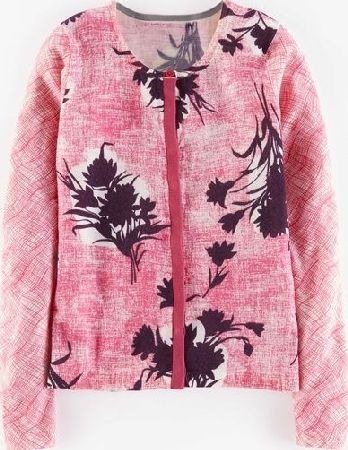 Boden, 1669[^]35190909 Merino Print Cardigan Rose Bloom Textured Flower