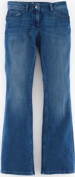 Boden Mid Rise Slim Flare Denim Boden, Denim 35100643