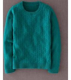 Mixed Stitch Jumper, Green 33674680