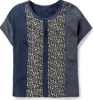 Boden, 1669[^]34887976 Patchwork Top Blue Boden, Blue 34887976