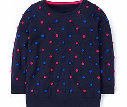 Pom-pom Jumper, Blue,Purple,Grey 34462986