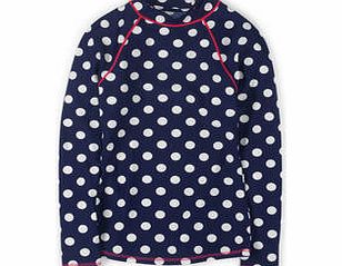 Boden Rash Vest, Sailor Blue Spot,Sailor Blue