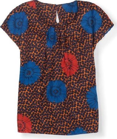 Boden, 1669[^]34724823 Ravello Top Navy Flower Spot Boden, Navy Flower