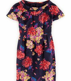 Roll Collar Dress, Navy Statement Floral 34305185