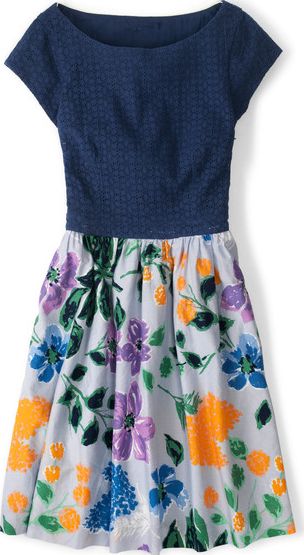 Boden, 1669[^]34795997 Rosalyn Dress Navy Boden, Navy 34795997