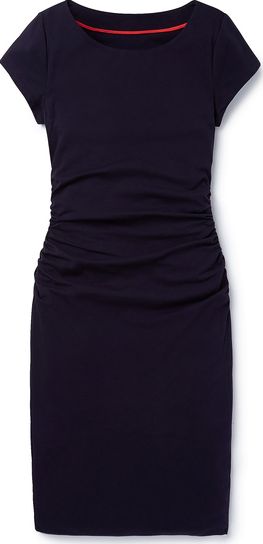 Boden, 1669[^]34973040 Ruched Detail Dress Blue Boden, Blue 34973040