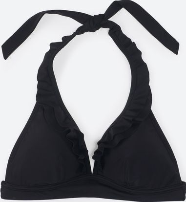 Boden Ruffle Bikini Top Black Boden, Black 34566331