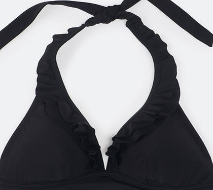 Boden Ruffle Bikini Top Black Boden, Black 34566356