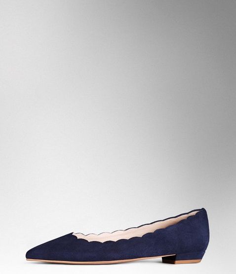 Boden, 1669[^]35170075 Scallop Point Pumps Navy Suede Boden, Navy Suede