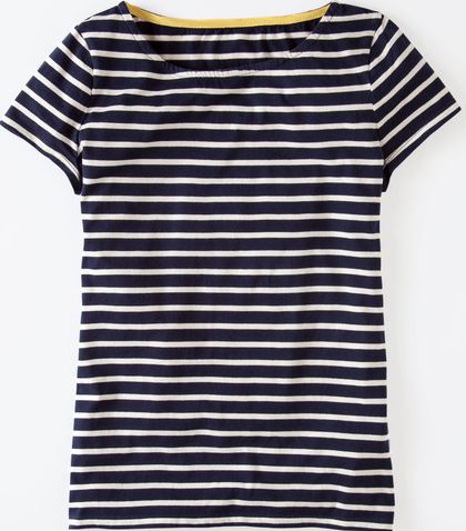 Boden, 1669[^]34702944 Short Sleeve Breton Navy Boden, Navy 34702944