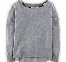 Silk Back Jumper, Grey 34461830