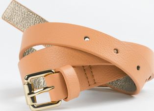 Boden, 1669[^]35048867 Skinny Belt Peach Pink Leather Boden, Peach Pink