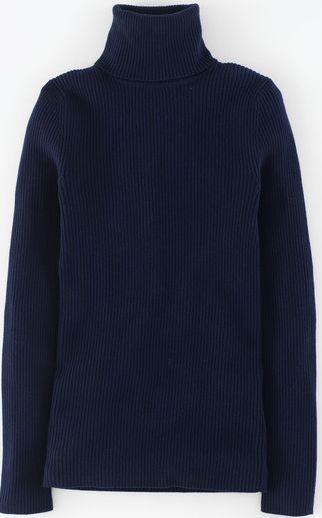 Boden, 1669[^]35250505 Skinny Rib Roll Neck Blue Boden, Blue 35250505