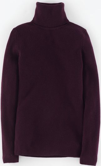 Boden, 1669[^]35250554 Skinny Rib Roll Neck Plum Boden, Plum 35250554