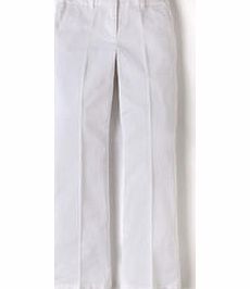 Boden Slim Bootcut Trouser, White,Carnation,Vole,Blue