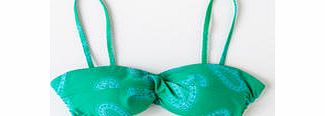 Boden Sorrento Bikini Top, Peacock Green Paisley,Dark