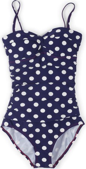 Boden, 1669[^]34563858 Sorrento Swimsuit Sailor Blue Spot Boden, Sailor