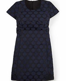 Spot Jacquard Dress, Blue 34301093