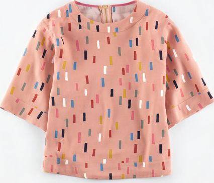 Boden, 1669[^]35046531 Square Tee Rose Pink Blocks Boden, Rose Pink