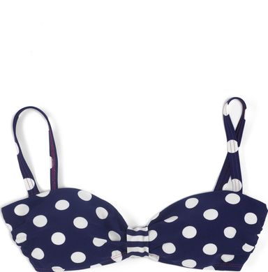 Boden St Lucia Bikini Top Sailor Blue Spot Boden,