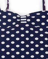 Boden St Lucia Tankini Top, Sailor Blue Spot 34567206