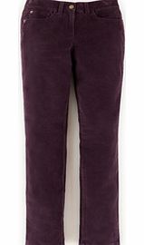 Boden Straightleg Jeans, Gunpowder Cord,Tobacco,Purple