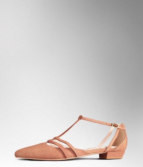 Boden, 1669[^]35058759 Strappy T-Bar Pumps Dusky Rose Suede Boden,