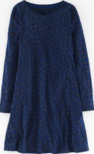 Boden, 1669[^]35165166 Swing Tunic Indigo Animal Print Boden, Indigo