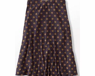 Boden Swishy Jersey Skirt, Raven Spot,Black 33627639