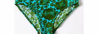 Tarifa Bikini Bottom, Turquoise Lace Floral,Pink