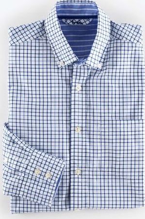 Boden, 1669[^]34939926 The Blues Shirt Blue Windowpane Boden, Blue