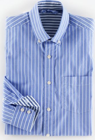 Boden, 1669[^]34997130 The Blues Shirt Cornflower Butcher Stripe Boden,