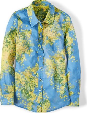 Boden, 1669[^]34837641 The Casual Shirt Porcelain Blue Mimosa Boden,