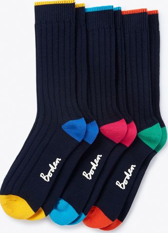 Boden, 1669[^]34488627 The Chunky Socks Navy Plain Boden, Navy Plain