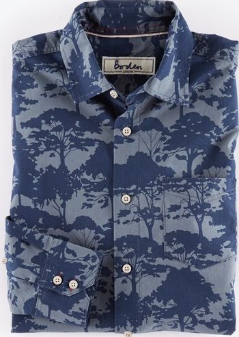 Boden, 1669[^]34956102 The Indigo Shirt Indigo Print Boden, Indigo