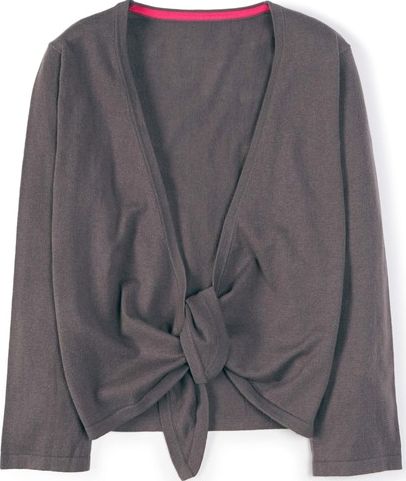 Boden, 1669[^]34717694 Tie Front Cardigan Grey Boden, Grey 34717694