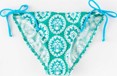 Boden, 1669[^]35238179 Tie Side Bikini Bottom Green Boden, Green 35238179