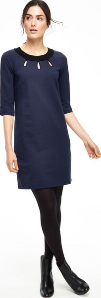 Boden, 1669[^]35163195 Tilly Tunic Party Dress Navy/Black Boden,