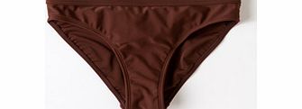 Boden Twist Front Bikini Bottom, Mocha,Dark