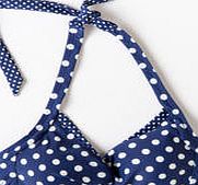 Boden Twist Front Bikini Top, Mariner Blue Spot 33929936