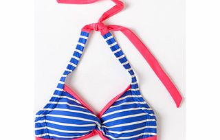 Boden Twist Front Bikini Top, Regal Stripe/Lipstick