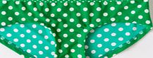 Boden Twist Front Short, Peacock Green Spot 33932492