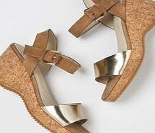 Valencia Wedge, Tan  Gold 33914961