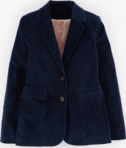 Boden, 1669[^]35193390 Velvet Jacket Blue Boden, Blue 35193390