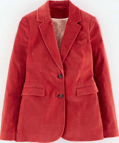 Boden, 1669[^]35193531 Velvet Jacket Rouge Red Boden, Rouge Red 35193531