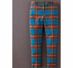 Boden Wool Bistro Crop, Blues Tartan 33782830